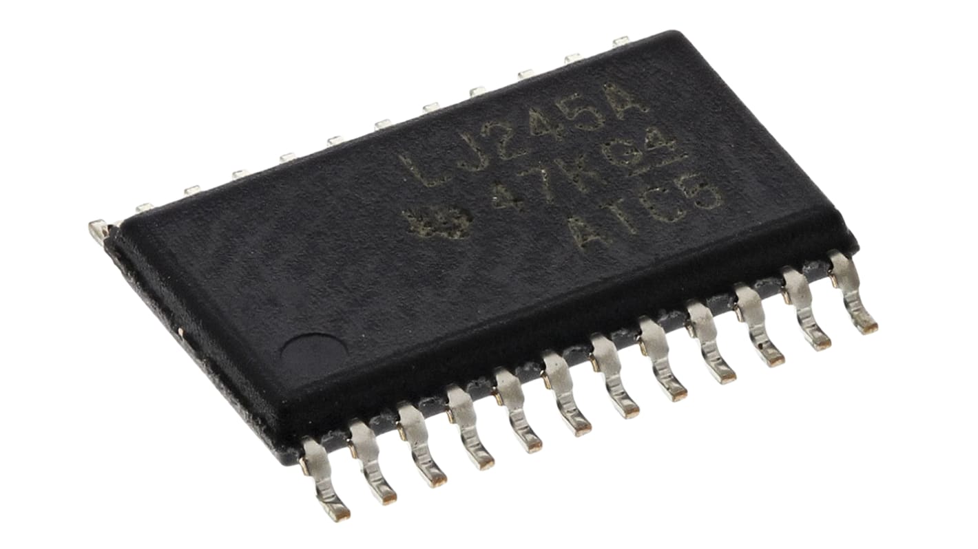Texas Instruments SN74LVC4245APWT, 1 Bus Transceiver, 8-Bit Non-Inverting 3-State, 24-Pin TSSOP