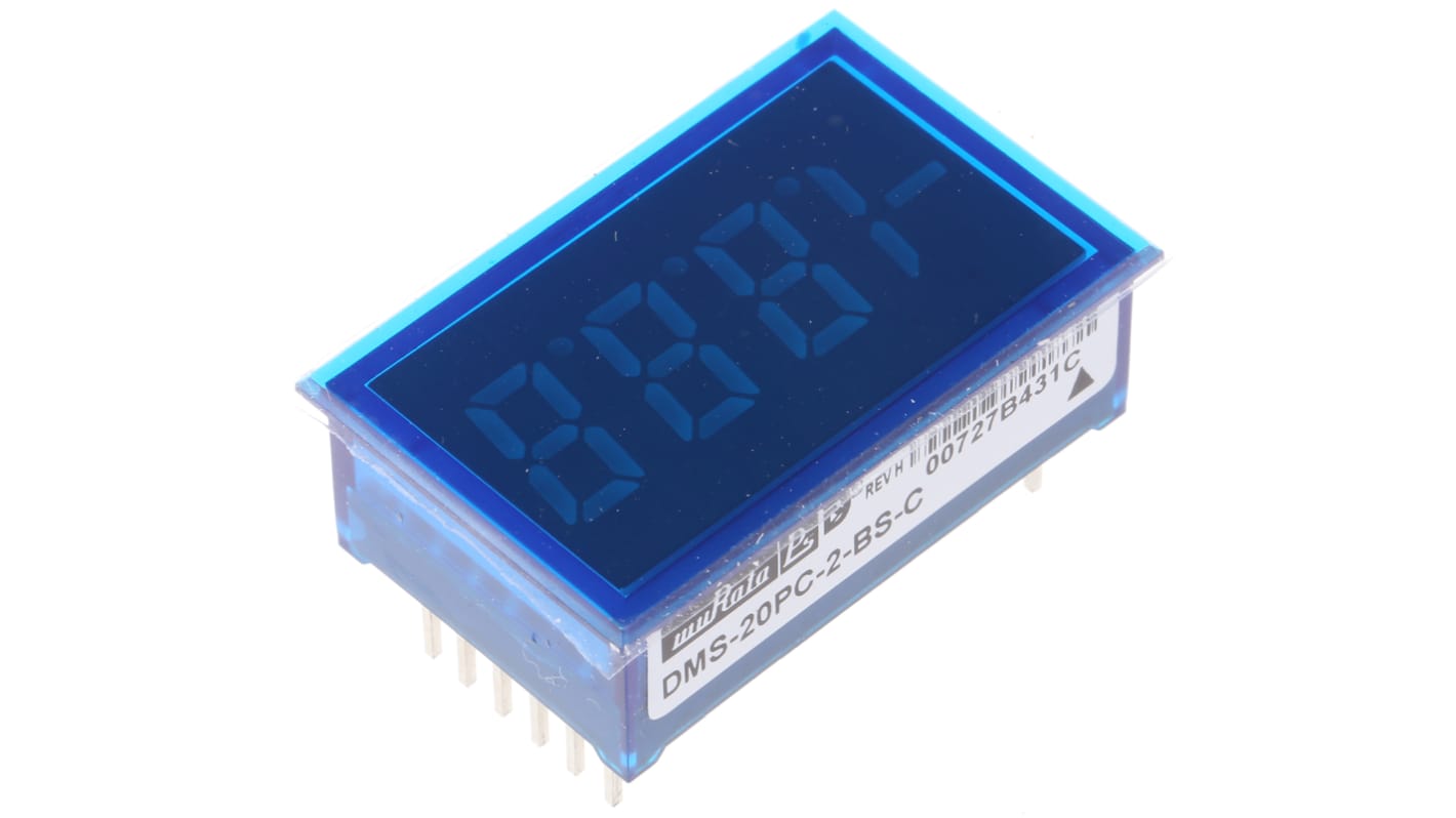 Murata Power Solutions 直流数字电压表 , 3.5位数, 33.93mm x 21.29mm切面