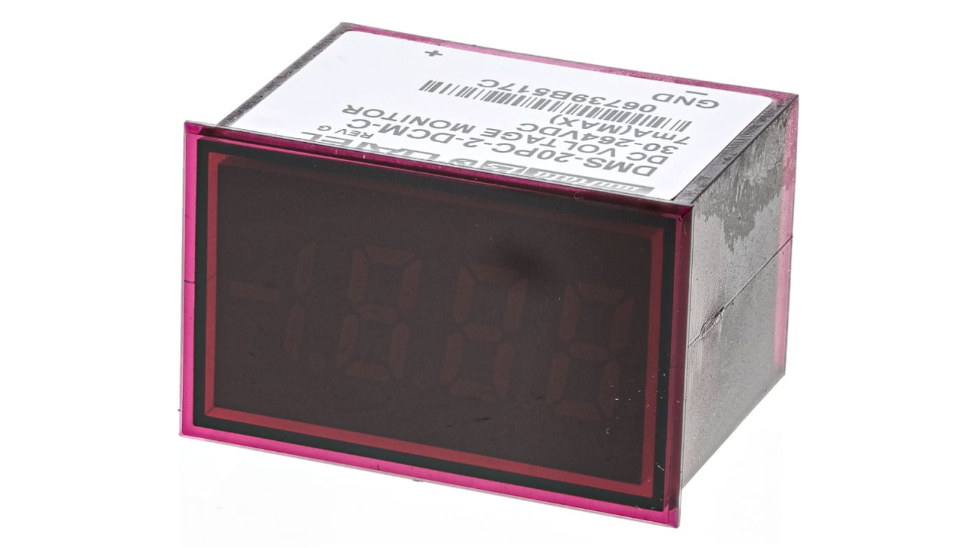 Murata Power Solutions Digital Voltmeter DC, LED Display 3, 3.5-Digits ±2 V