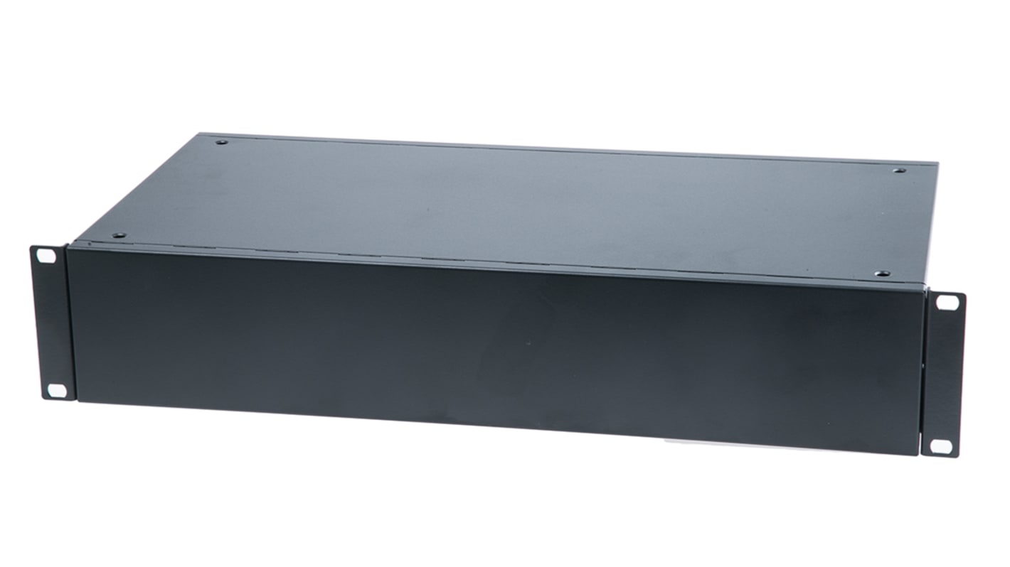 Contenitore 19" montaggio rack nVent SCHROFF 2U 88 x 444 x 221mm, in Acciaio, col. Grigio