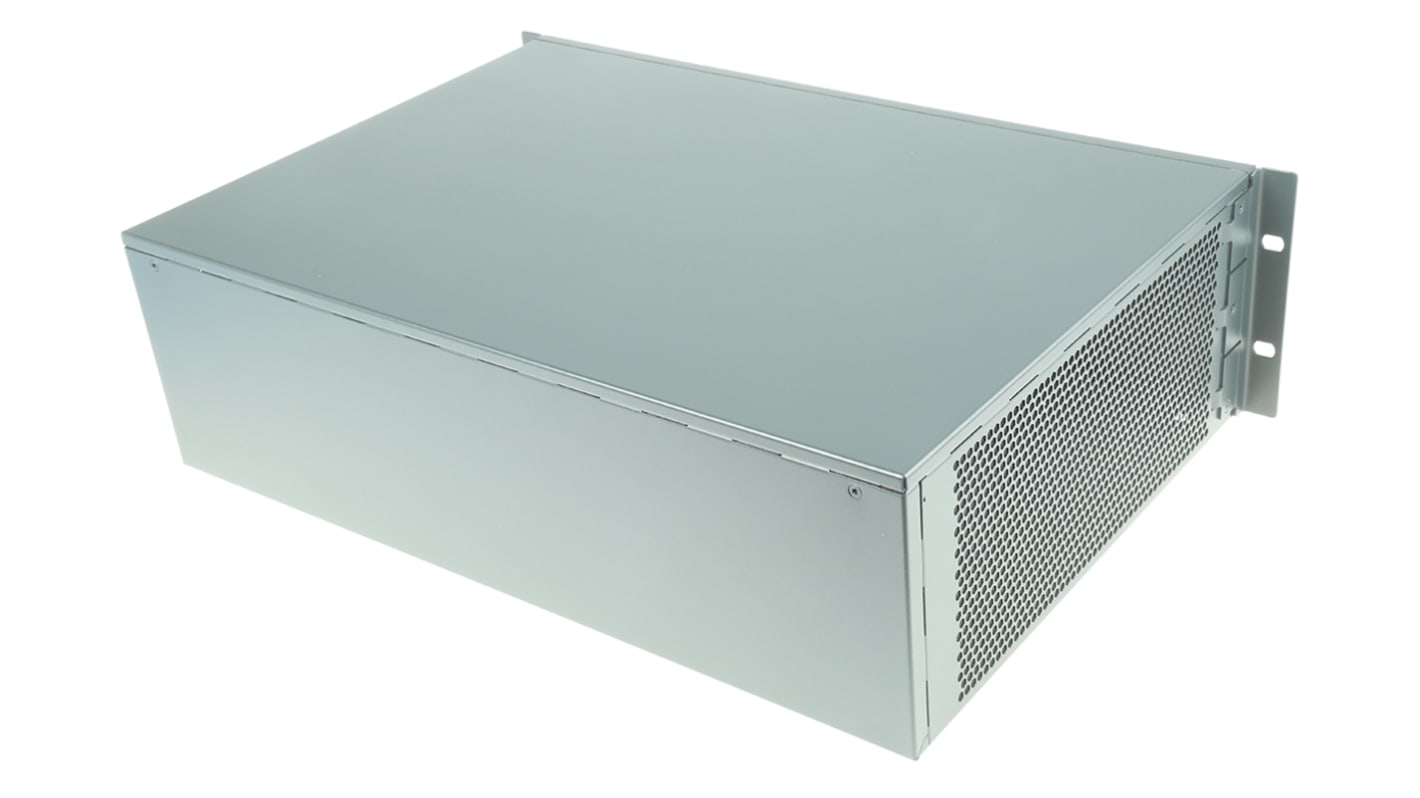 Boîtier rackable 19" nVent SCHROFF 3U Ventilé, Dimensions 133 x 444 x 310mm Gris