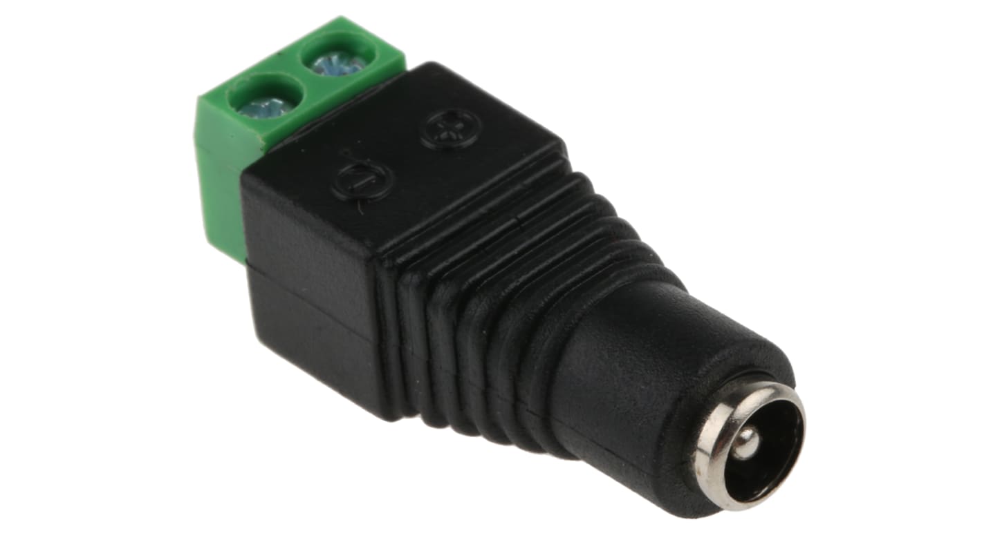 RS PRO DC插座 直流插座 1A, 16 V, 电缆, 2.1mm引脚