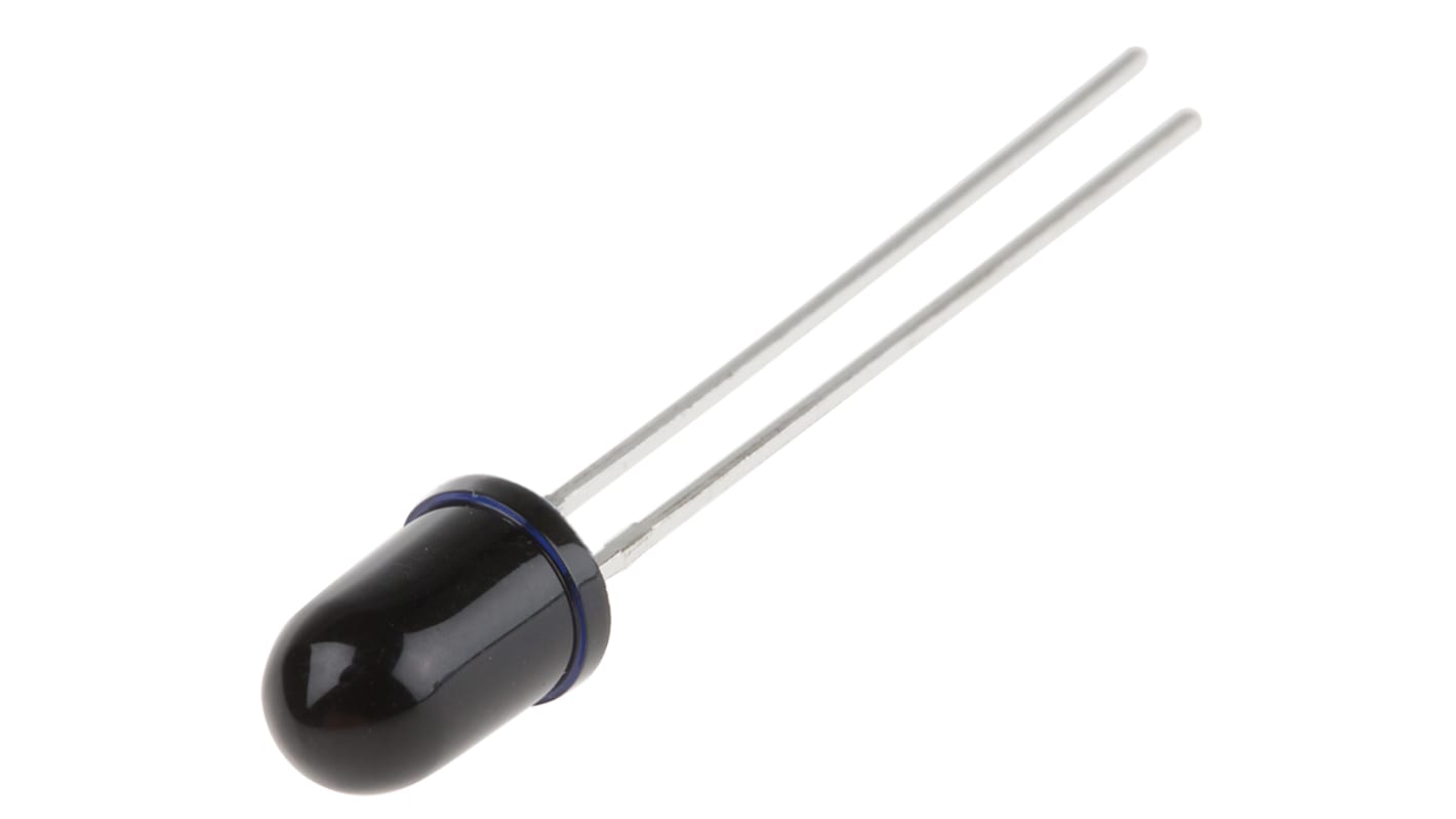 ams OSRAM 通孔红外发光二极管, 950nm波长, ±10°半强, 5mm (T-1 3/4)封装, 2针, 圆形透镜, 5.9 (Dia.) x 9mm