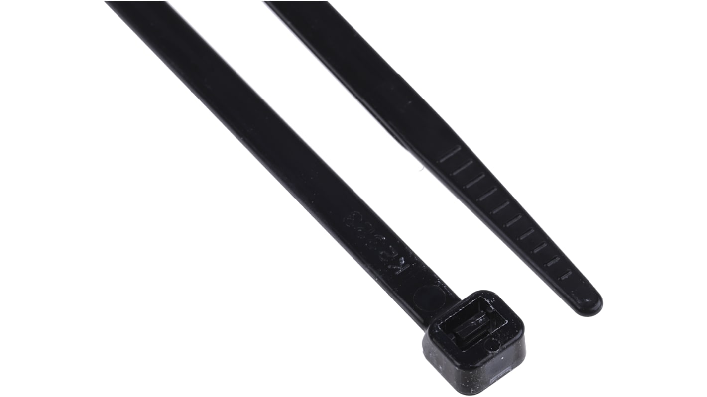 Brida RS PRO de Nylon 66 Negro, 300mm x 4.8 mm, No reutilizable