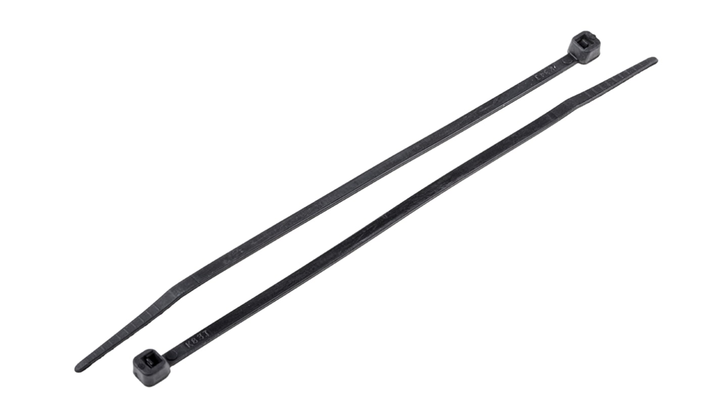 Brida RS PRO de Nylon 66 Negro, 150mm x 3,6 mm, Pirorretardante