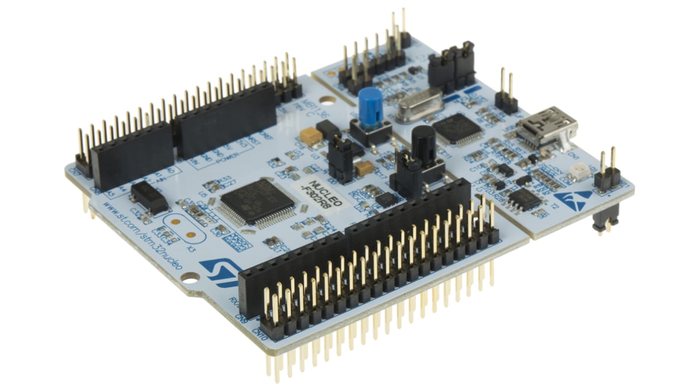 Placa de desarrollo STM32 Nucleo-64 de STMicroelectronics, con núcleo ARM Cortex M4F