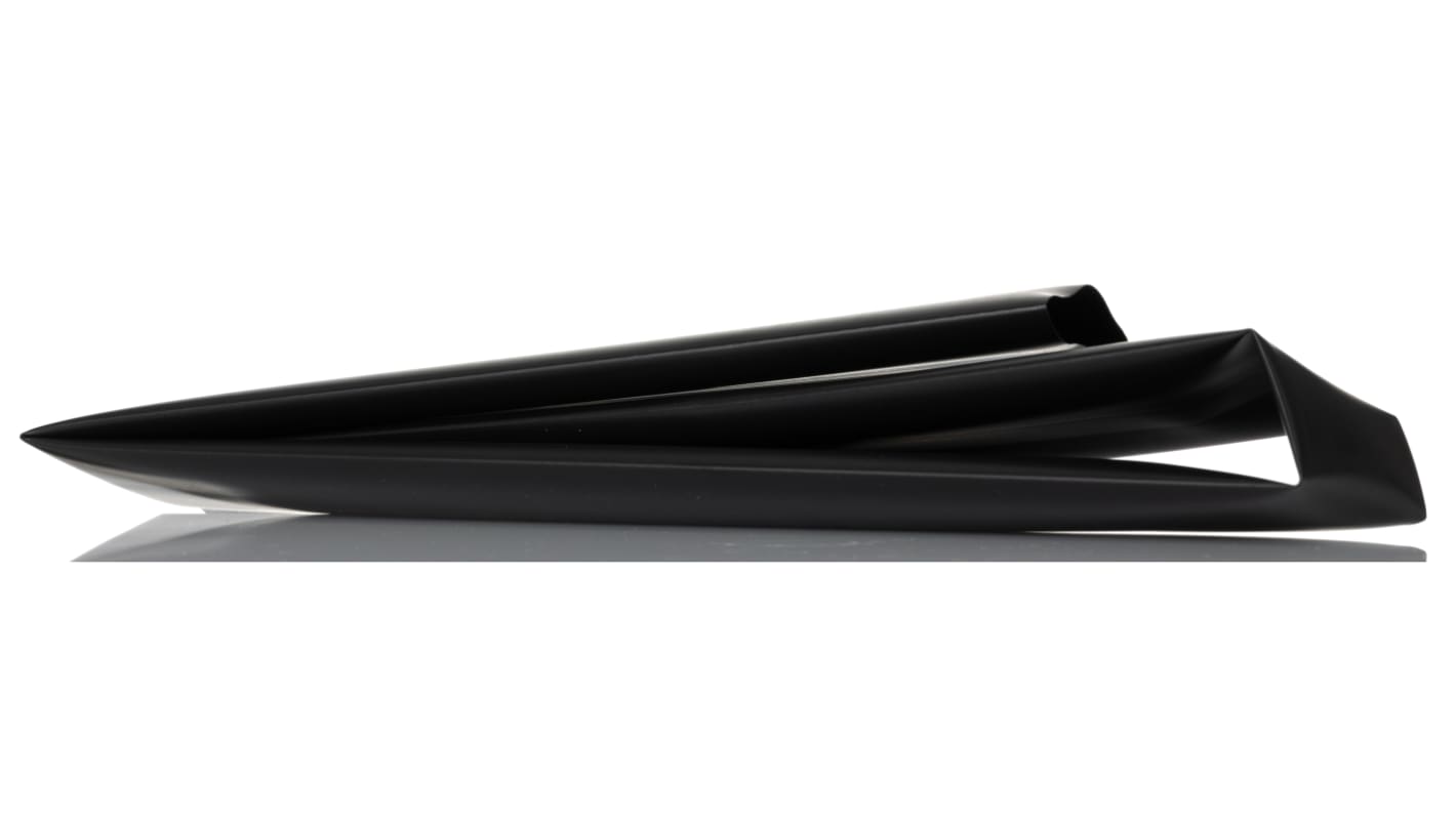 3M Halogen Free Heat Shrink Tubing, Black 39mm Sleeve Dia. x 1m Length 3:1 Ratio, GTI-3000 Series