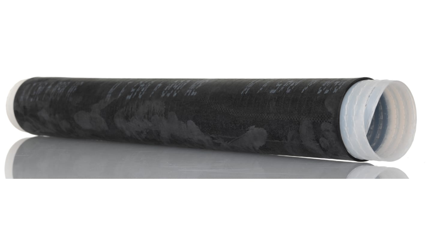 3M 常温収縮チューブ, 収縮前 49.3mm, 収縮後 24mm, 黒 3M 常温収縮チューブ, 収縮前 49.3mm, 収縮後 24mm, 黒