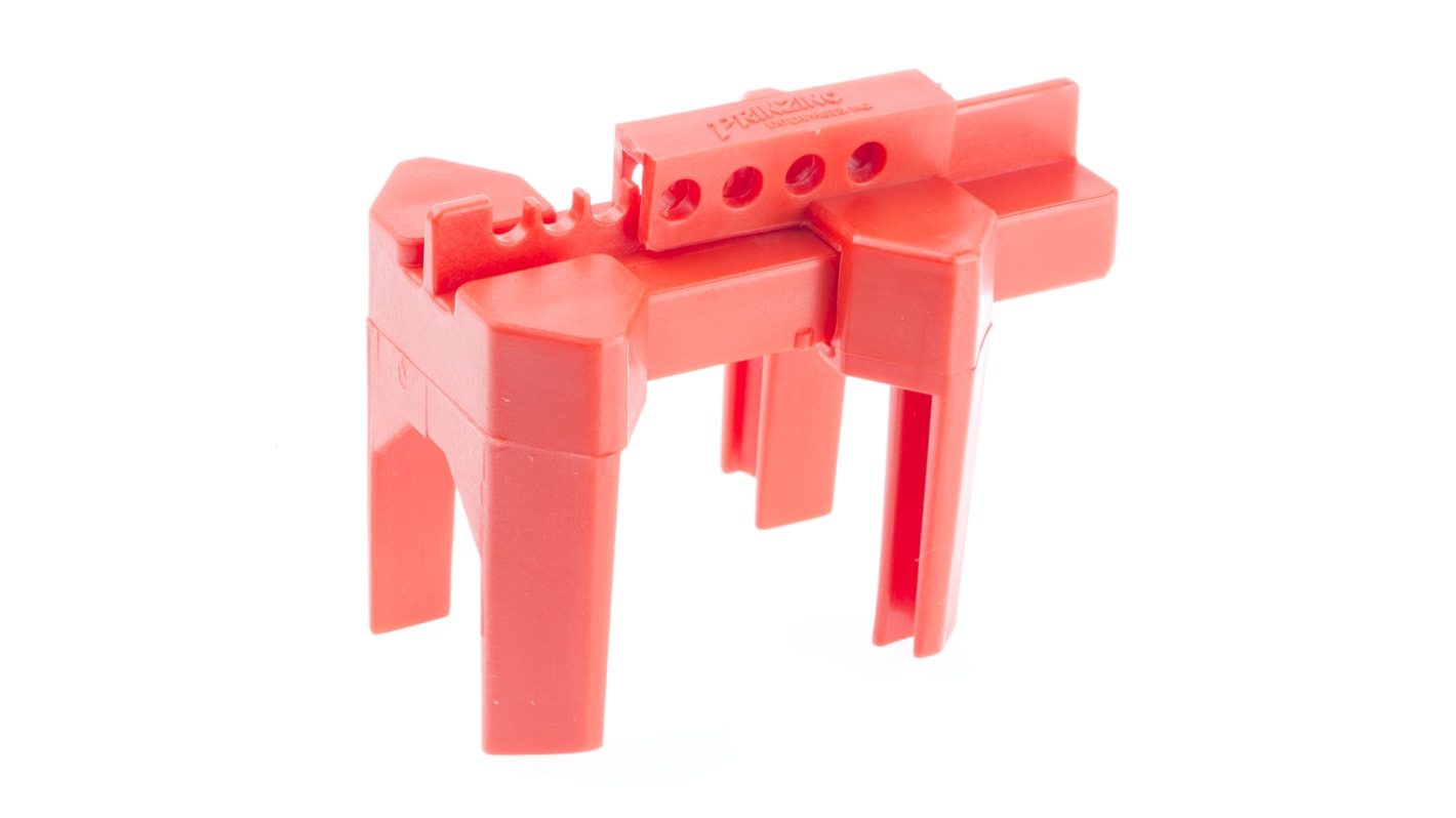 Sicurezza con valvola a sfera Brady in Polipropilene ultraresistente, 4 fori di bloccaggio, grillo da 7.95mm