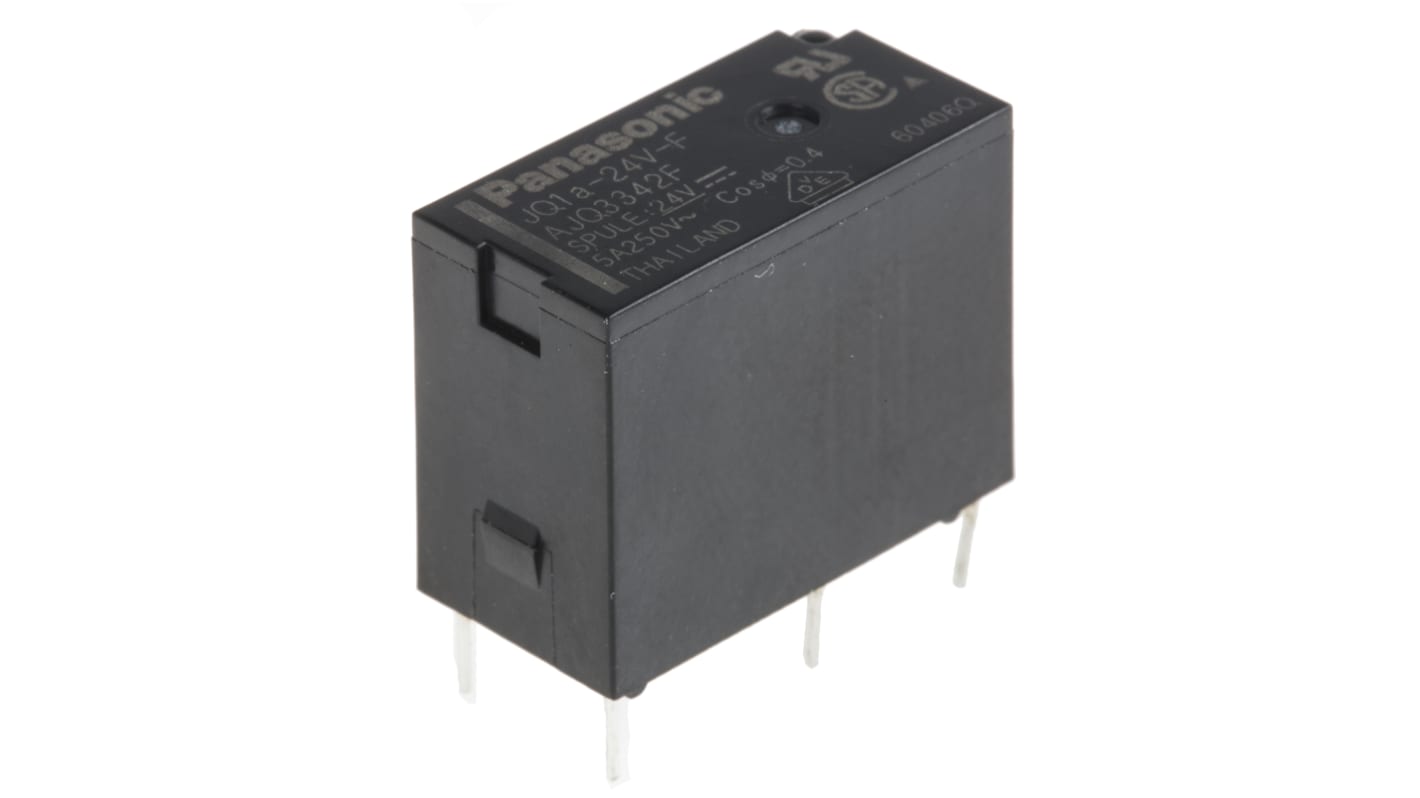 Panasonic PCB Mount Power Relay, 24V dc Coil, 5A Switching Current, SPST
