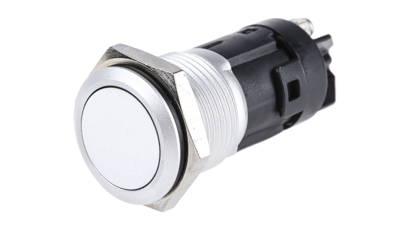 Interruttore a pulsante EAO, Momentaneo, SPDT, , 3A, IP65, IP67 Montaggio a pannello