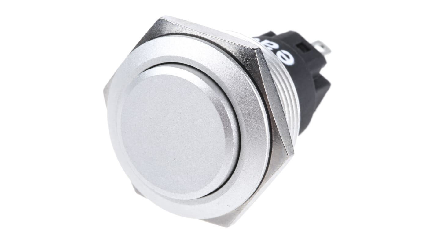 Interruttore a pulsante EAO, Momentaneo, SPDT, , 3A, IP65, IP67 Montaggio a pannello
