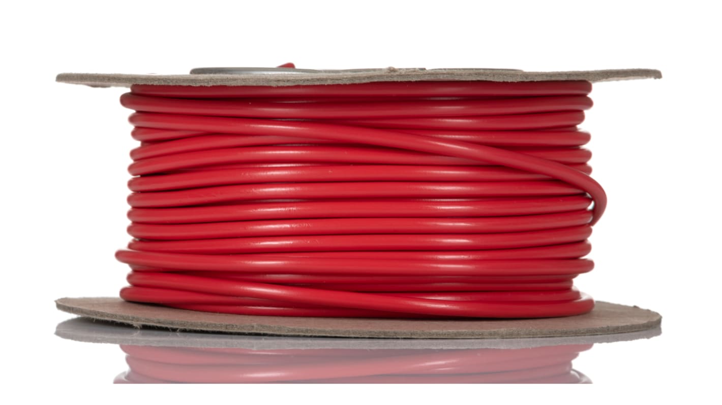 RS PRO Red 2.5mm² Hook Up Wire, 13 AWG, 50/0.25 mm, 25m, PVC Insulation