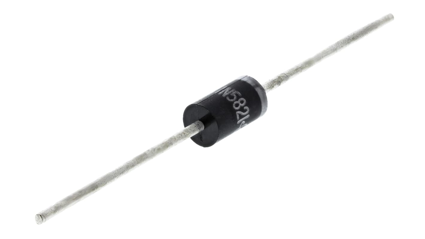 Vishay 30V 3A, Schottky Diode, 2-Pin DO-201AD 1N5821-E3/54