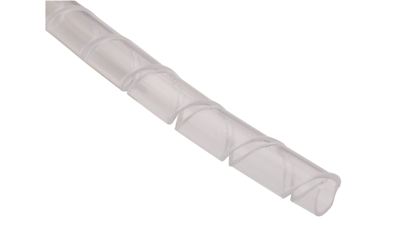 RS PRO Spiral Wrap, I.D 4mm, 25mm Nylon