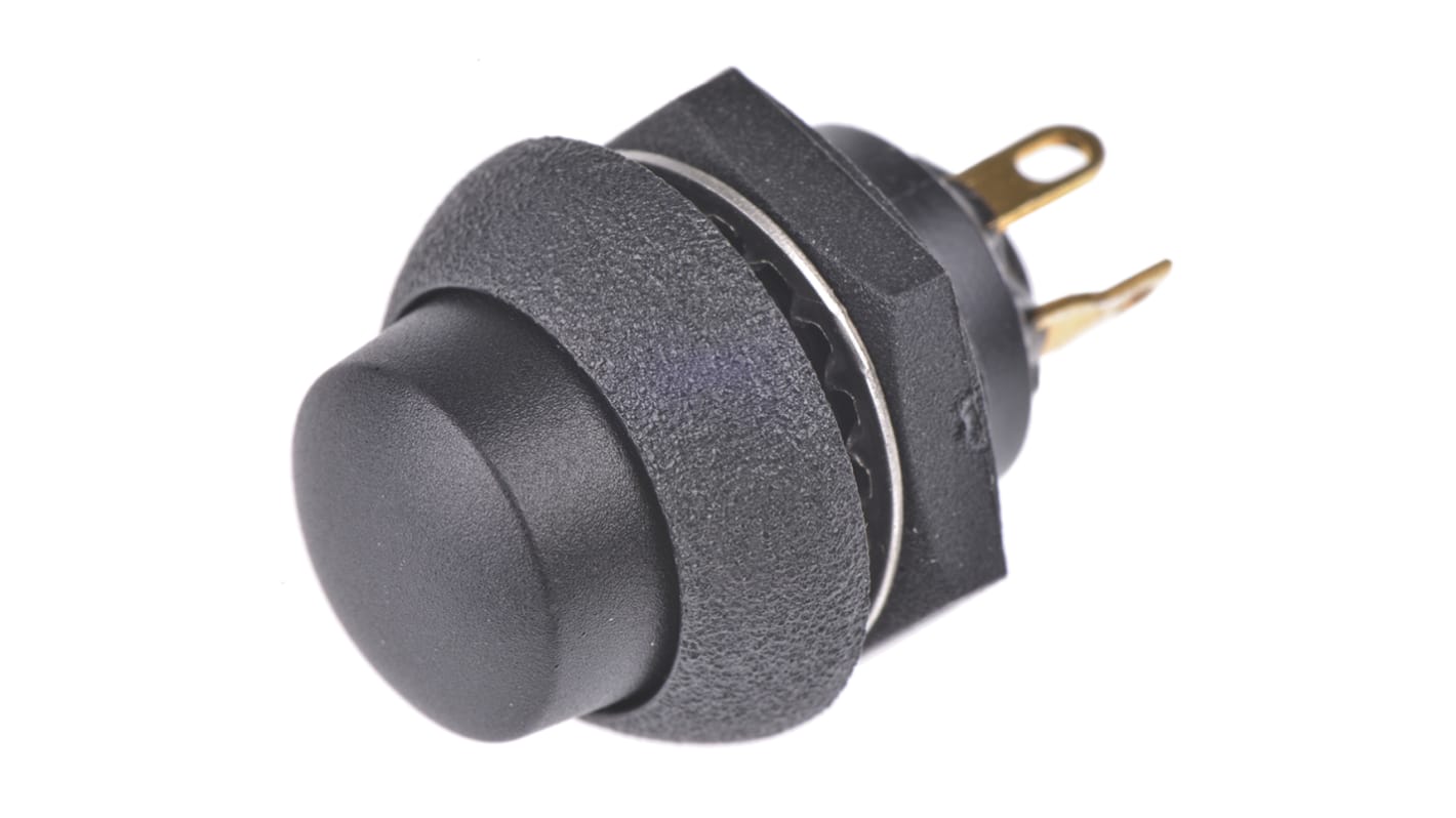 Otto Push Button Switch, Momentary, Panel Mount, SPDT, 28V dc, IP64