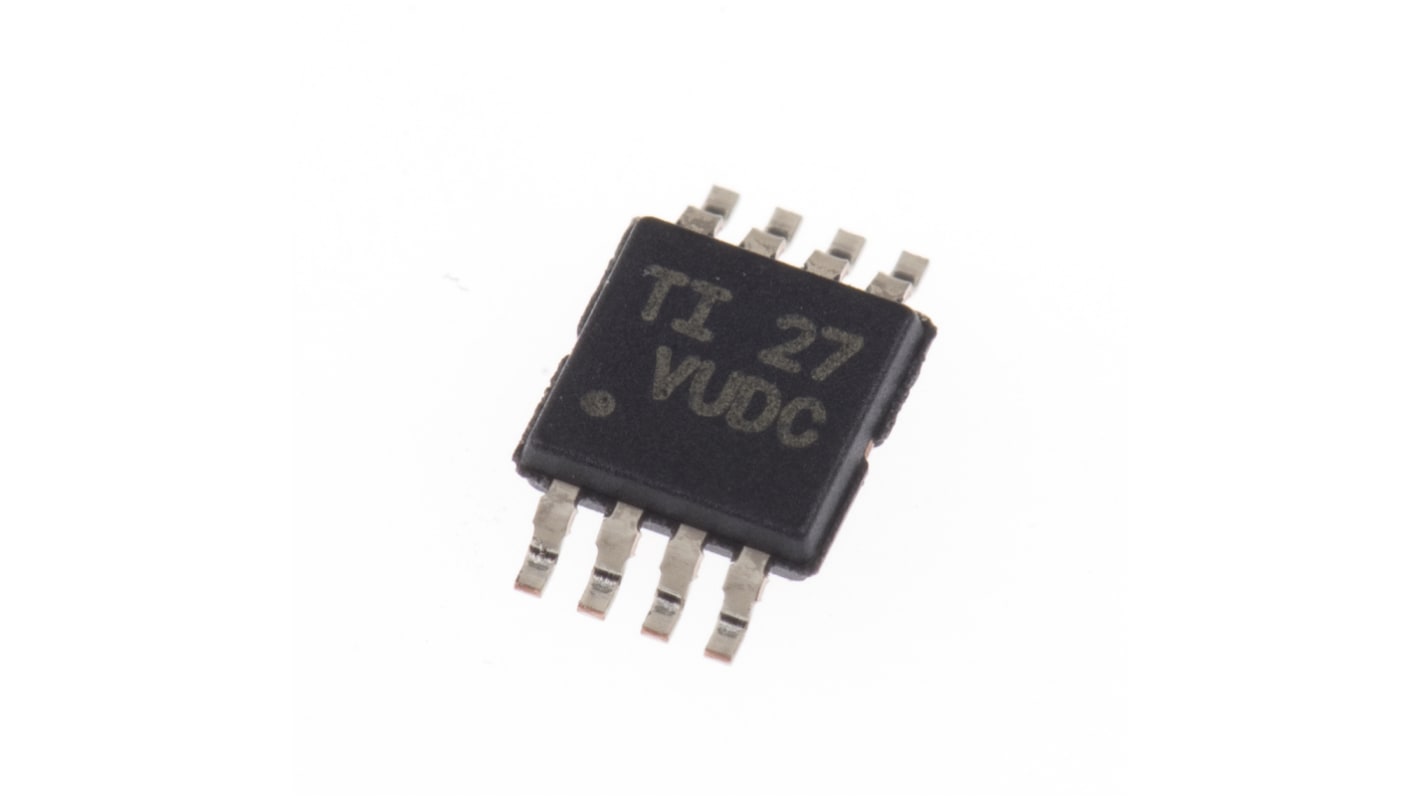 TLV3202AIDGK Texas Instruments, Comparator, Push-Pull O/P, 2.9ns 2.7 → 5.5 V 8-Pin MSOP