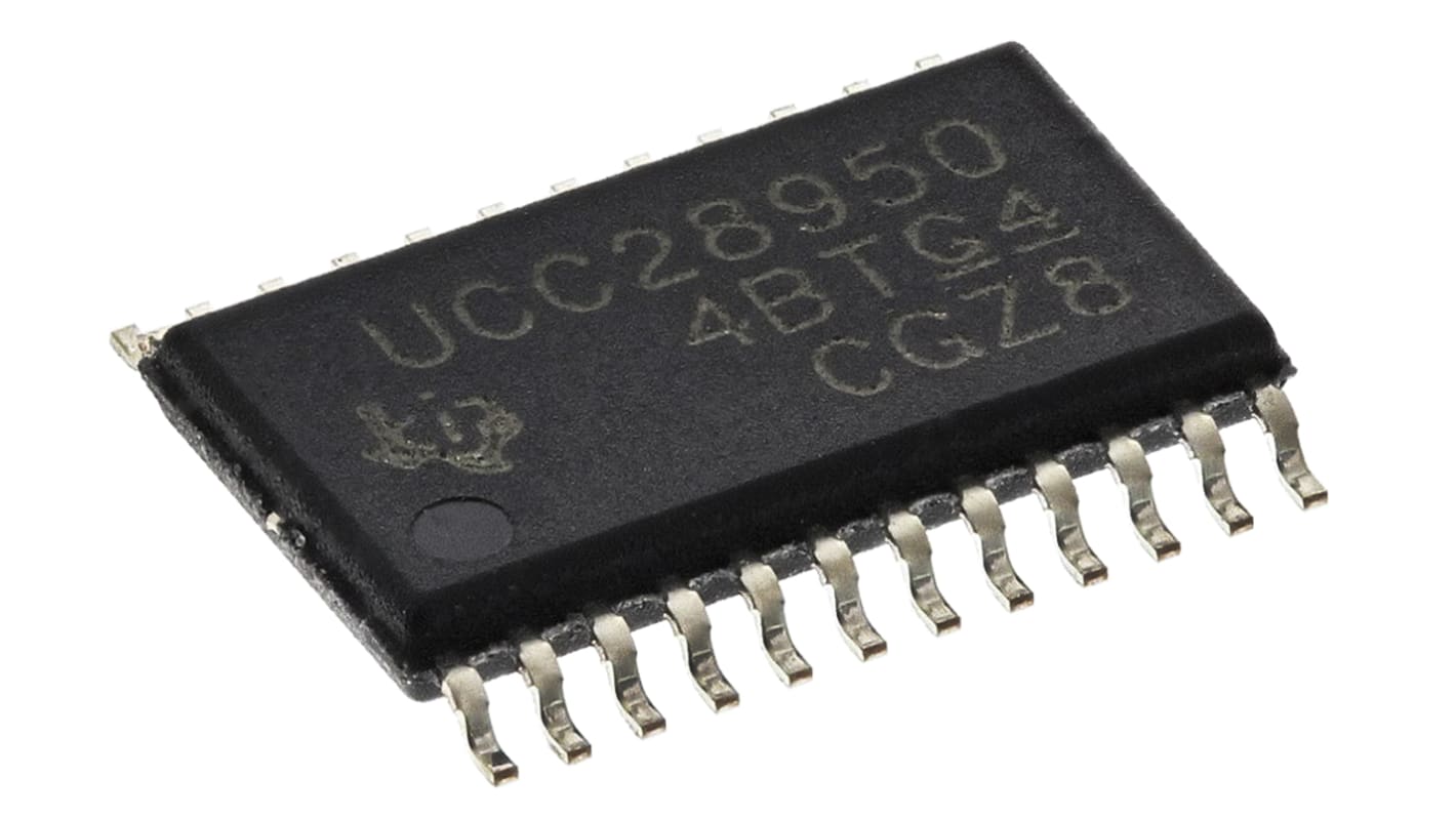 Contrôleur PWM, UCC28950PW, 1 MHz, 17 V, TSSOP 24 broches