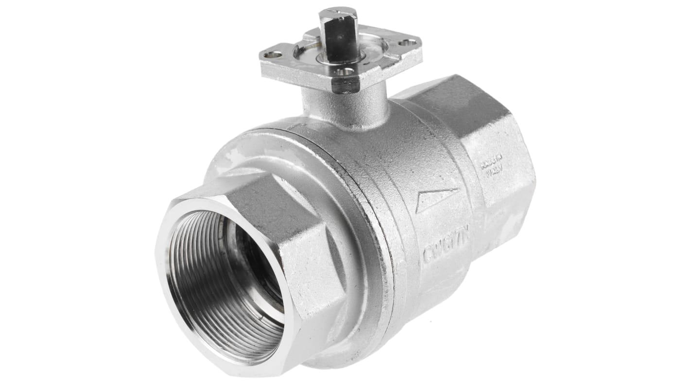 RS PRO Brass Full Bore, 2 Way, Ball Valve