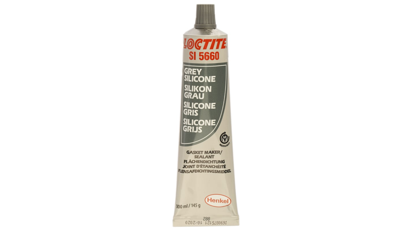 Sigillante siliconico (Pasta) Loctite Loctite SI 5660, 100 ml, col. Grigio, resistenza Elevata, -55 → +250°C