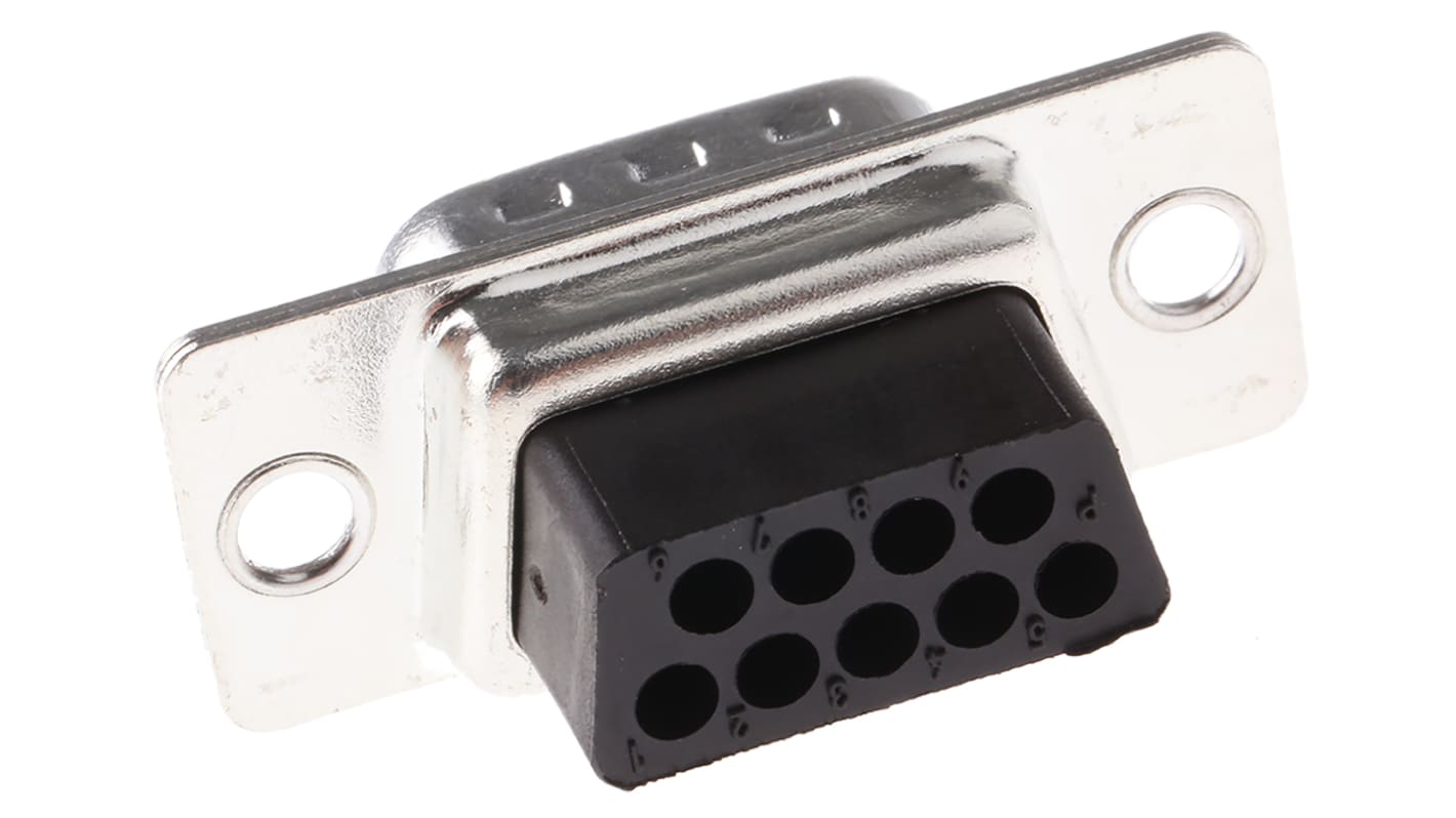 FCT from Molex FL 9 Way Cable Mount D-sub Connector Plug, 2.84mm Pitch