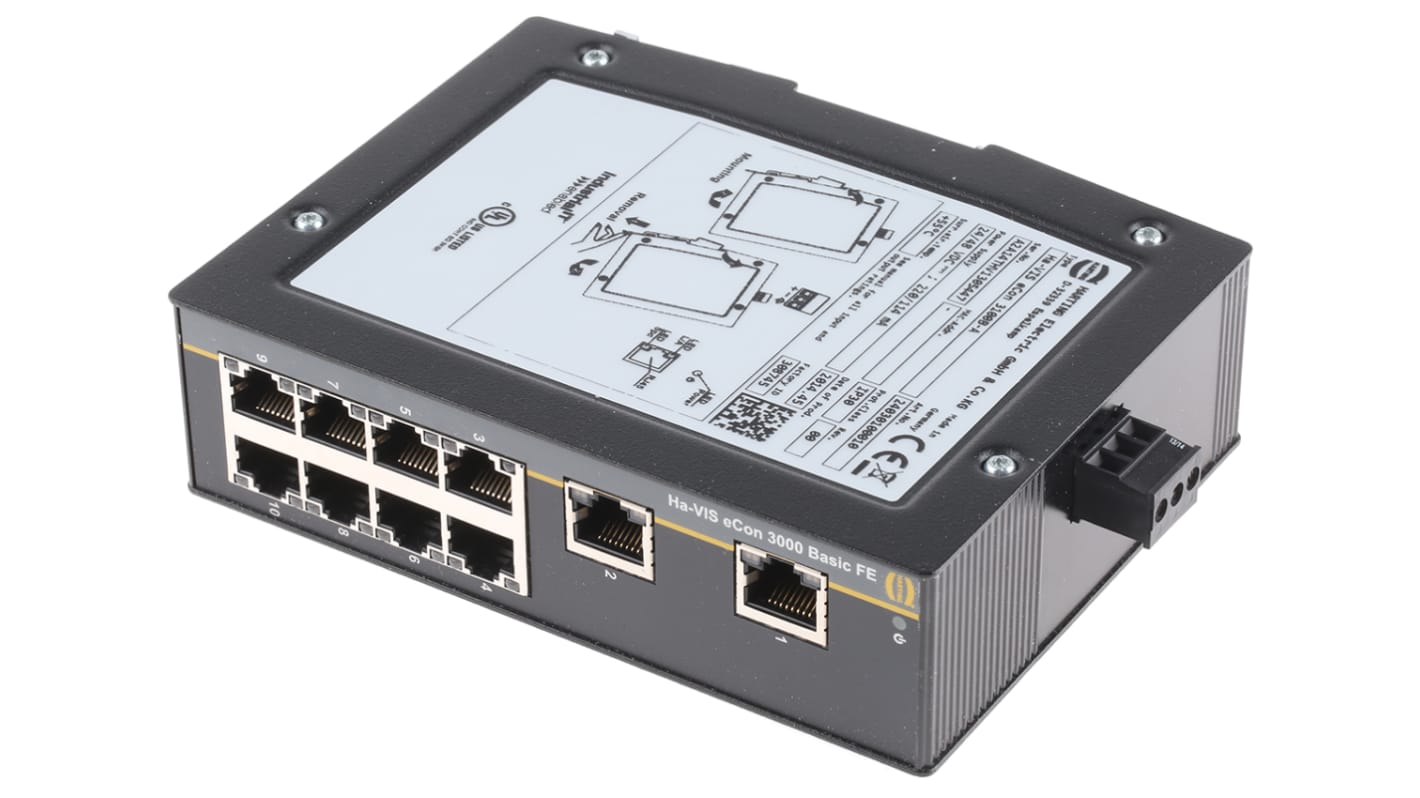 HARTING Ethernet-Switch 38 x 107.5 x 142mm