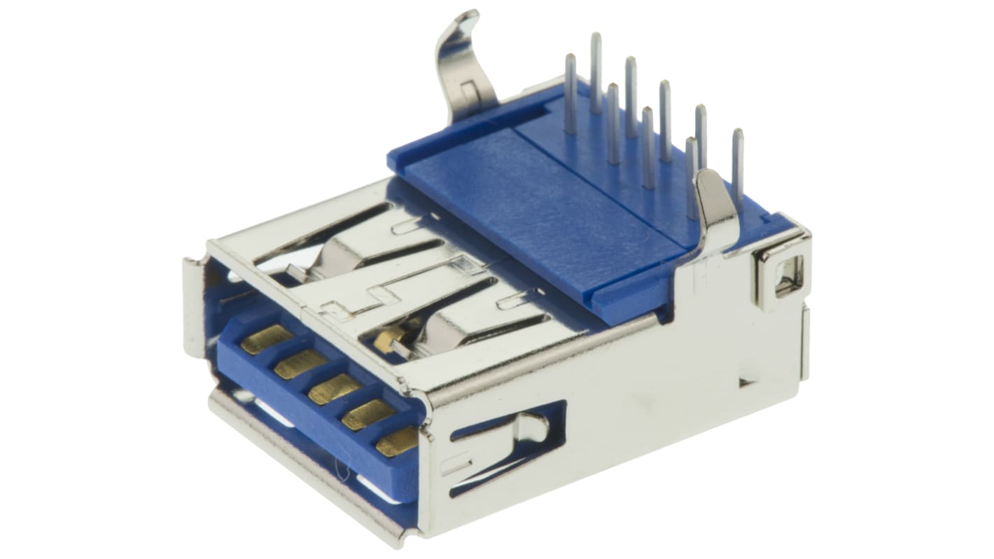 Molex 48405 USB-Steckverbinder 3.0 A Buchse / 1.8A, THT-Lötanschluss