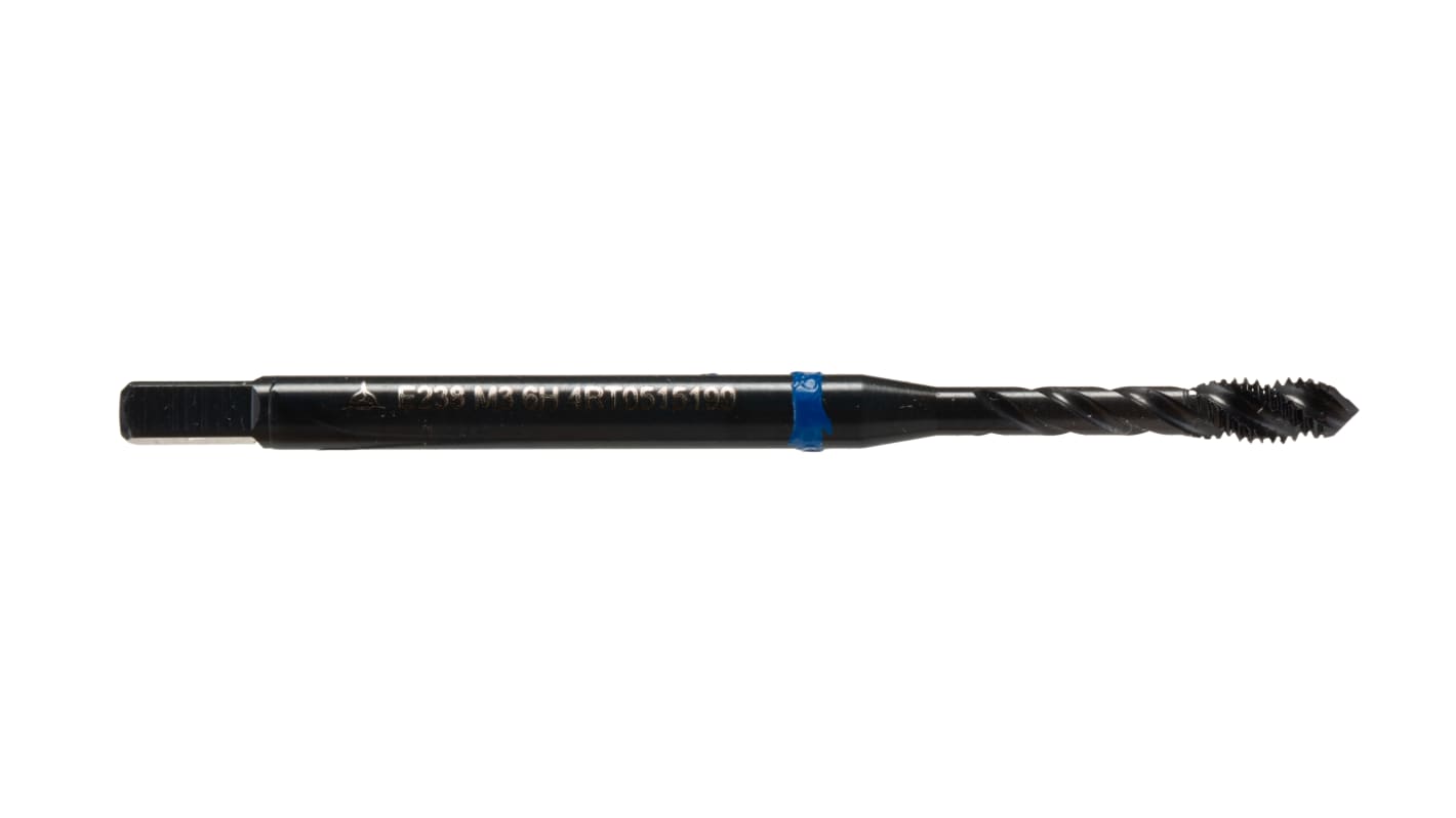 Taraud M3, pas de 0.5mm, Métrique, HSS, Taraud machine