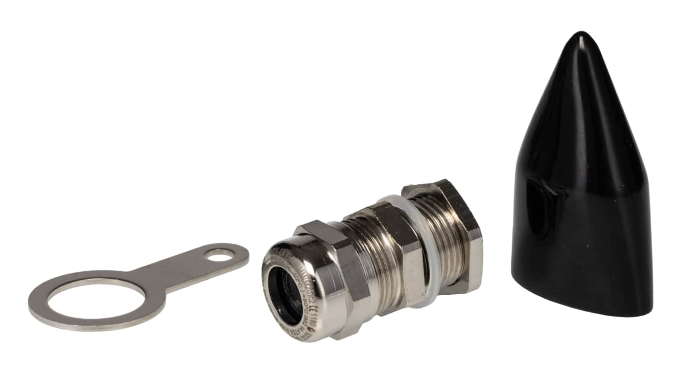 Kopex-EX C2 Series Metallic Brass Cable Gland Kit, M20 Thread, 3mm min., 12mm max., IP66, IP68