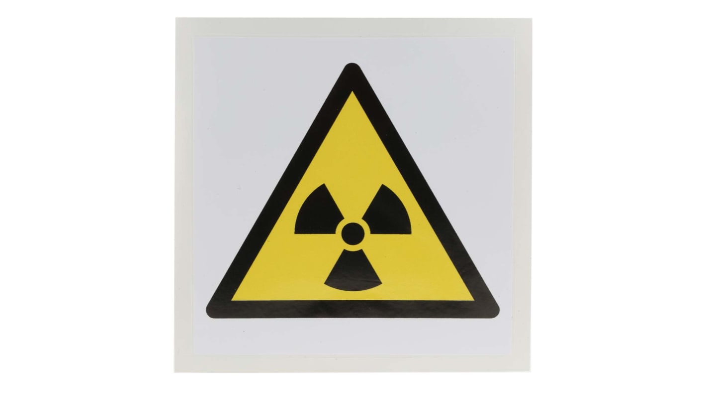 RS PRO Self-Adhesive Hazardous Substances Hazard Warning Sign