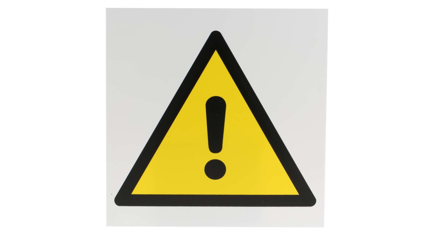 Señal de advertencia con pictograma: Advertencia, 200mm x 200 mm