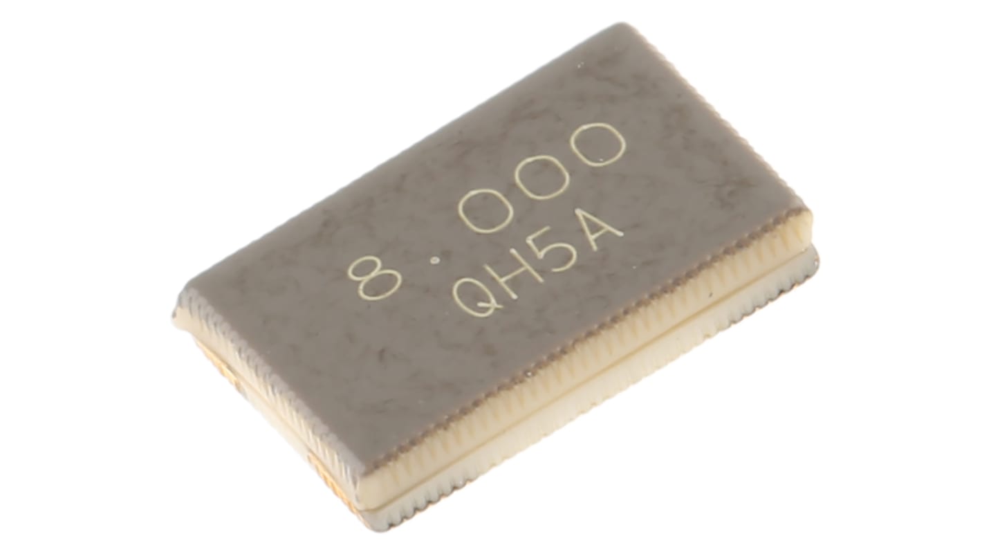 QANTEK 石英晶体, 8MHz, 贴片安装, 4引脚, 12pF负载, ±30ppm, 5 x 3.2 x 1.1mm