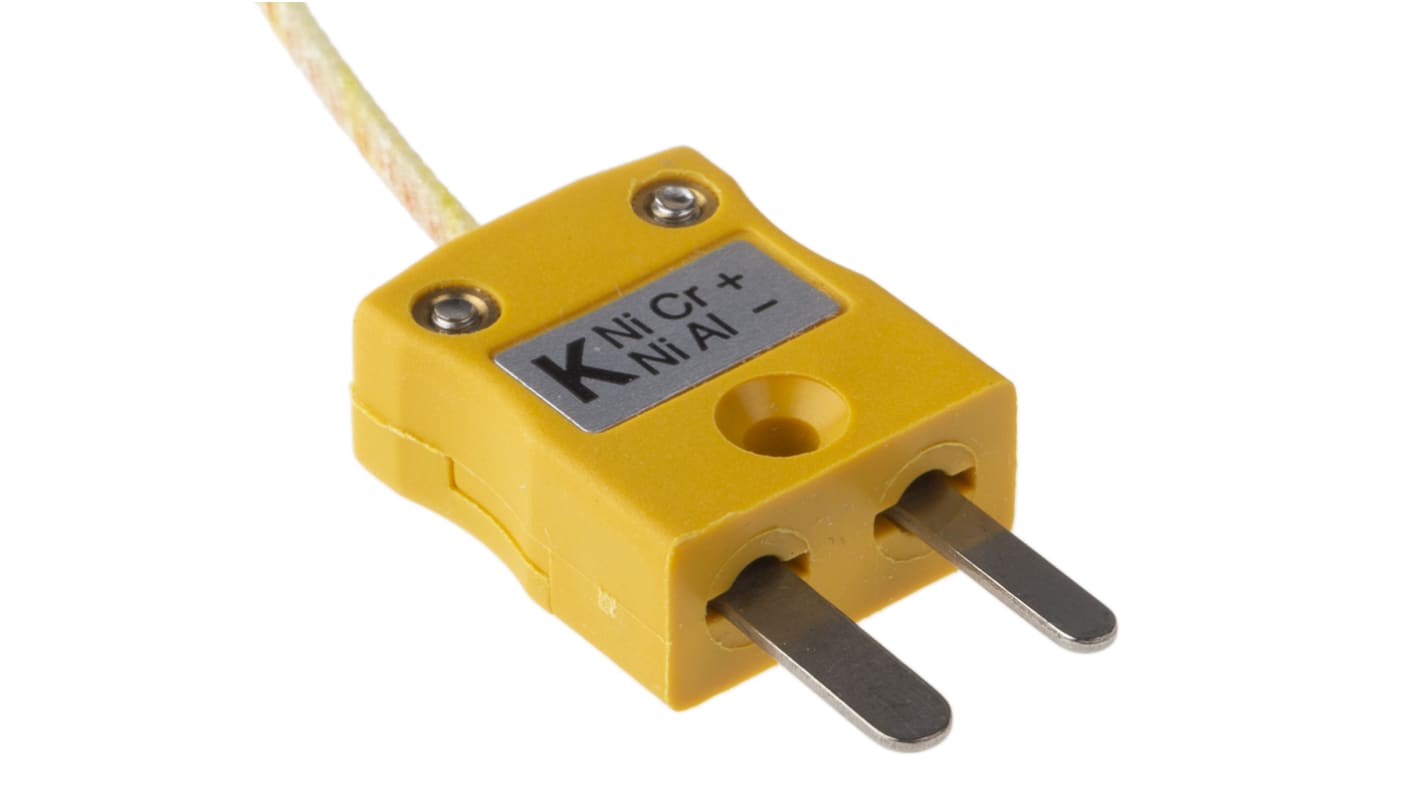 RS PRO Type K Exposed Junction Thermocouple 2m Length, 1/0.3mm Diameter → +350°C