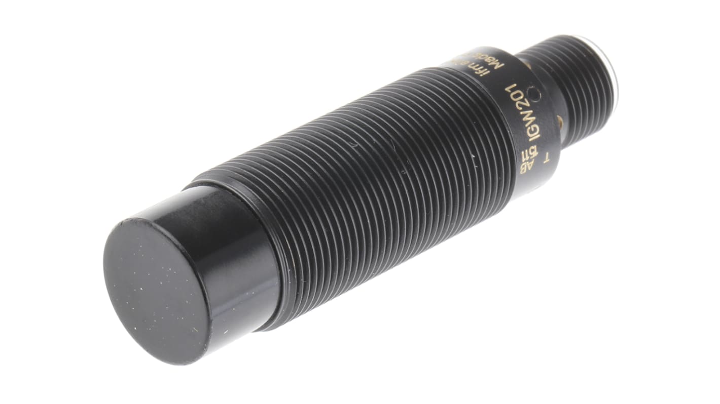 Rs-Online Sensore di prossimità Cilindro filettato ifm electronic M18 rilevamento 12 mm 10 → 30 V c.c