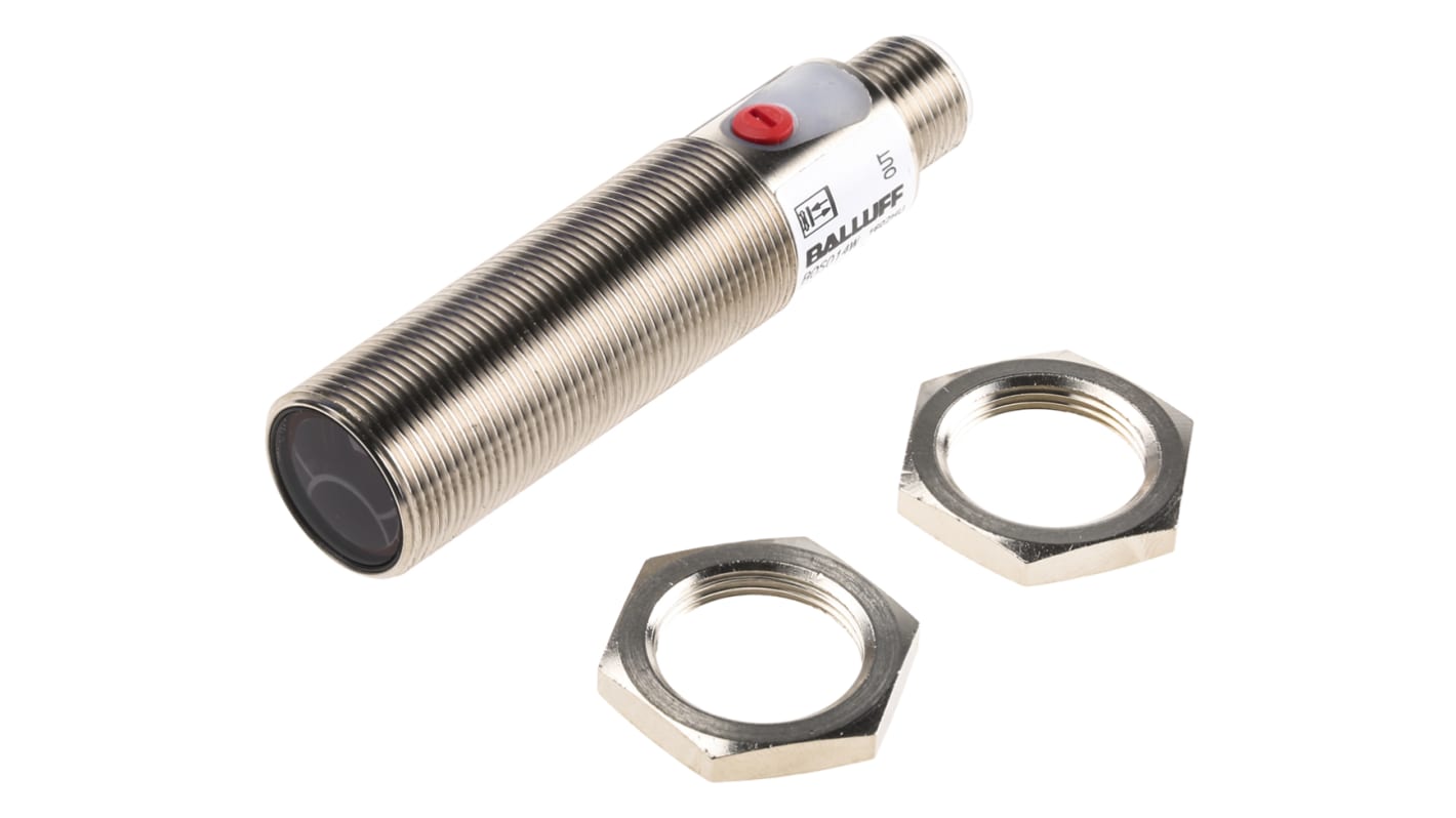 Rs-Online Sensore fotoelettrico Cilindrico BALLUFF a diffusione rilevamento 30 mm → 300 mm uscita PNP