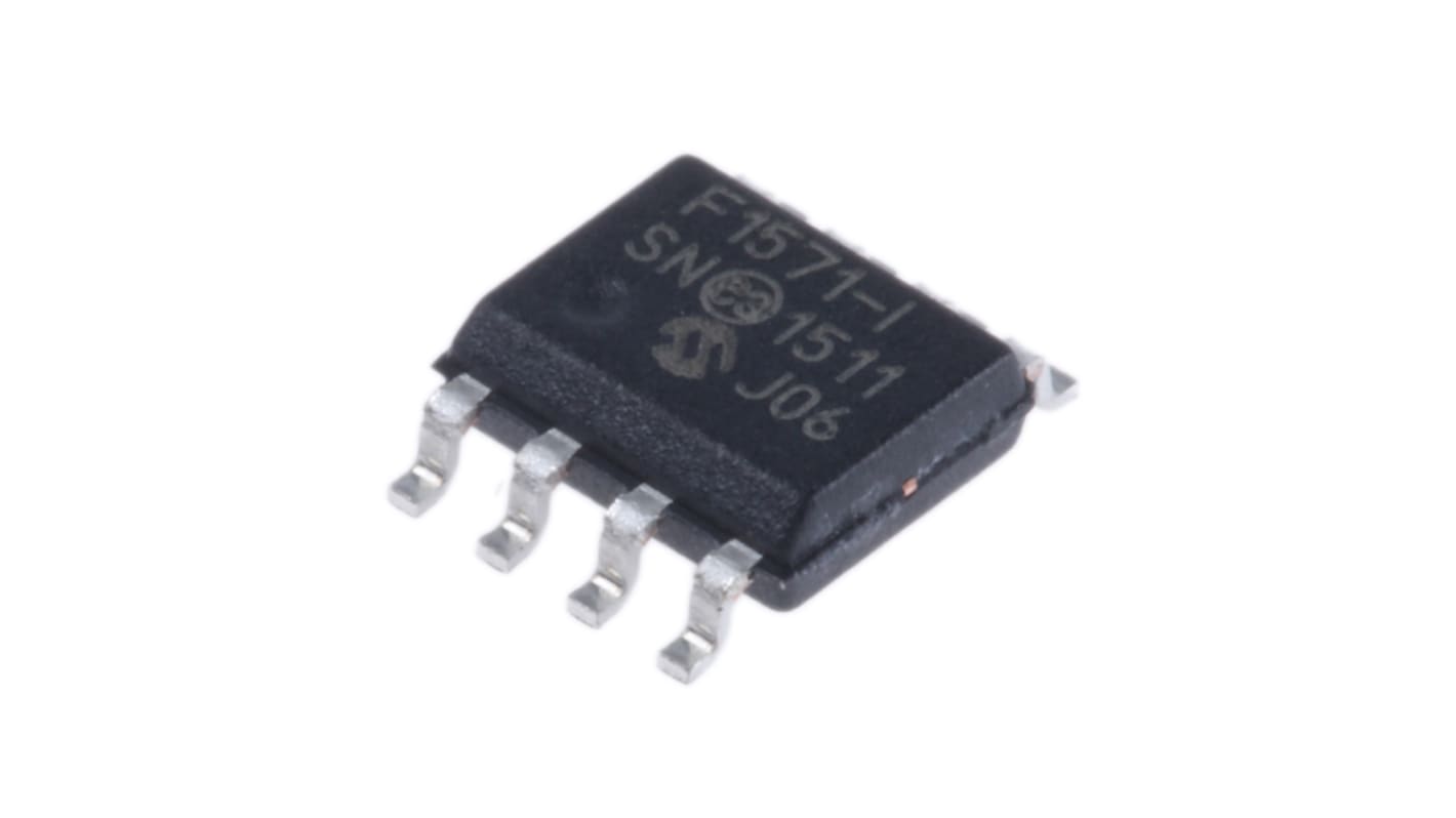 Microchip PIC12F单片机, PIC内核, 8针, SOIC, 最大16MHz, 1 k 字 闪存, 128 B RAM