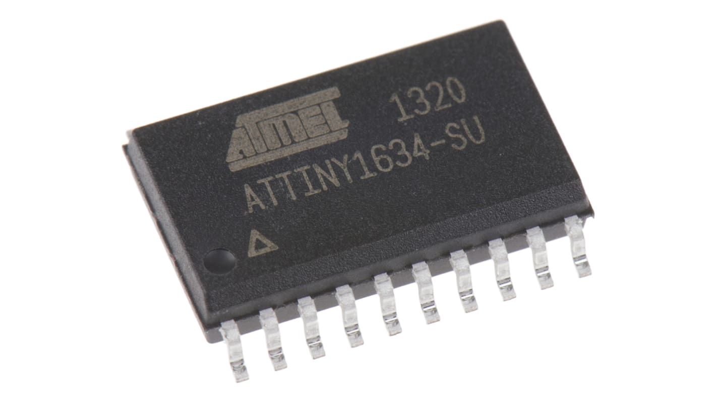 Microchip ATTINY1634-SU, 8bit AVR Microcontroller, ATtiny, 12MHz, 16 kB Flash, 20-Pin SOIC