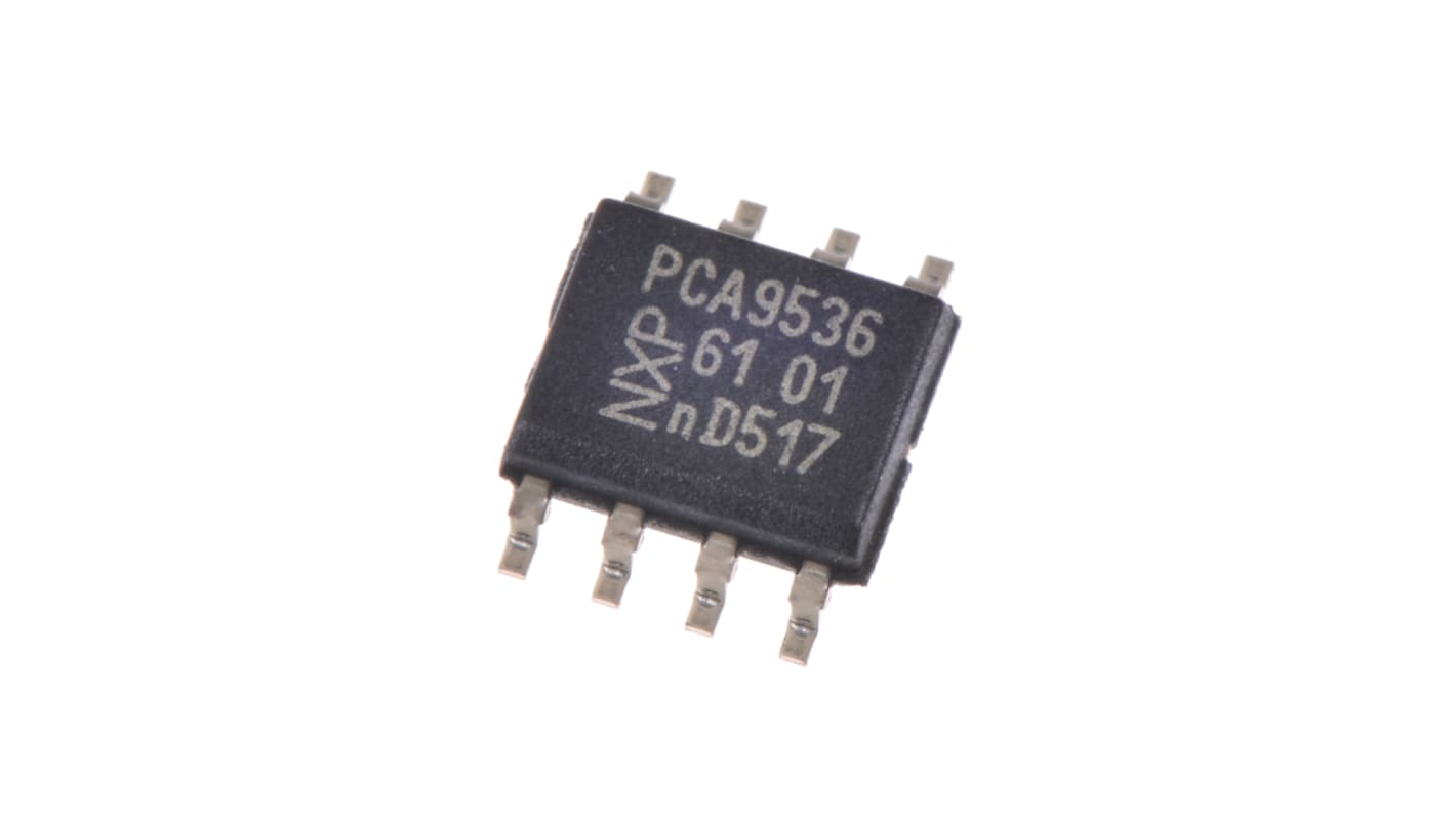 NXP 4-Channel I/O Expander I2C, SMBus 8-Pin SOIC, PCA9536D,112