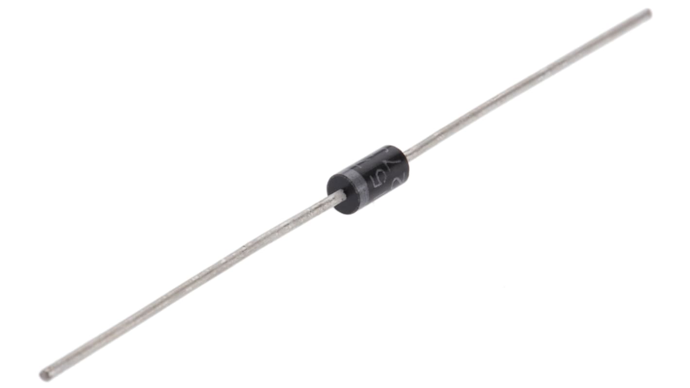 Vishay Schaltdiode Einfach 1A 1 Element/Chip THT 400V DO-204AL 2-Pin Siliziumverbindung 1.3V