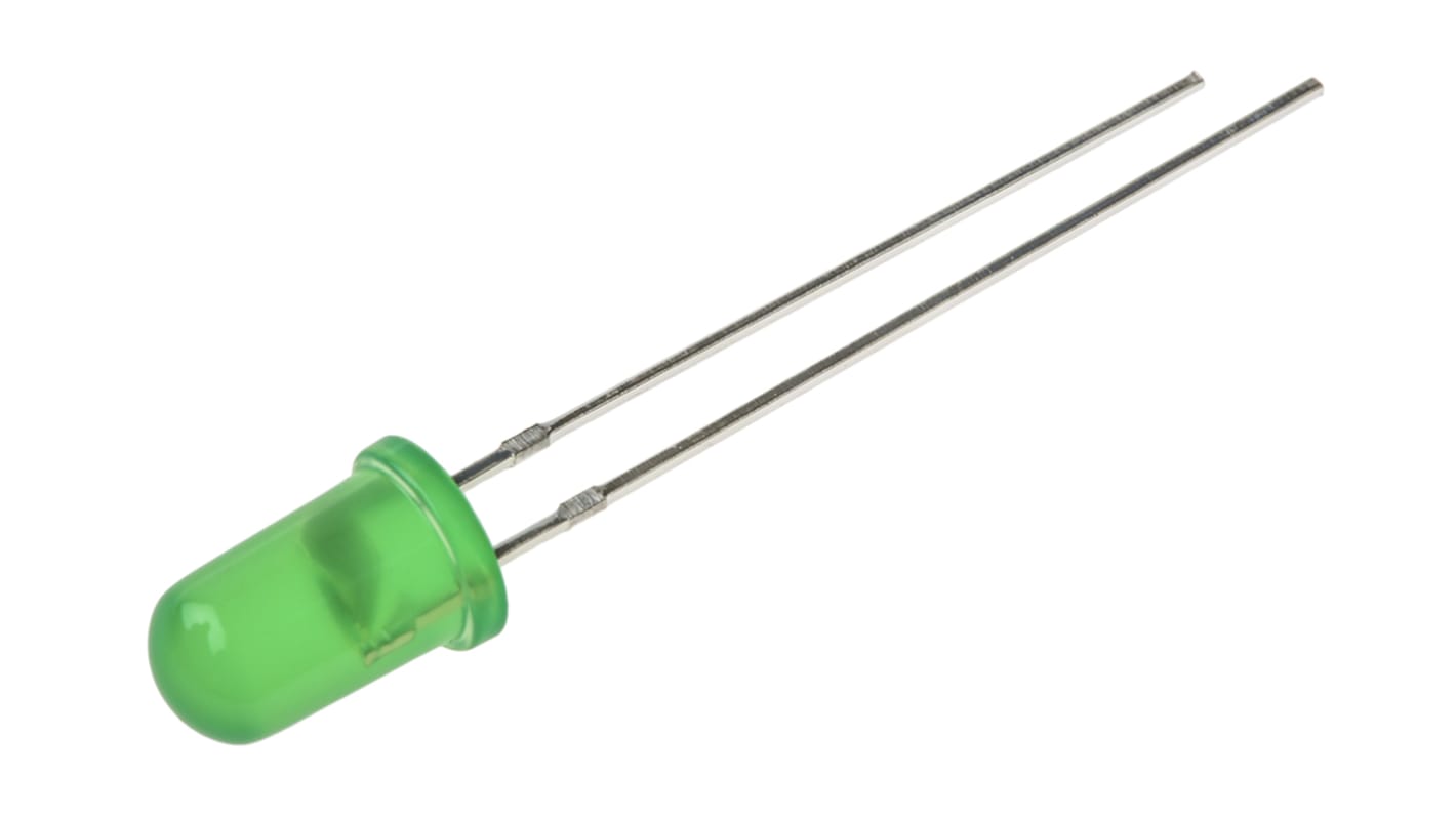 Wurth Elektronik2.4 V Green LED 5mm Through Hole, WL-TMRC 151051VS04000