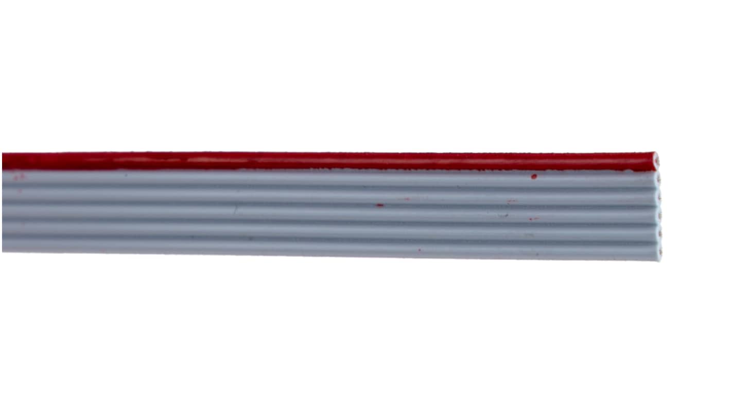 3M 3625 Series Flat Ribbon Cable, 6-Way, 1mm Pitch, 30m Length