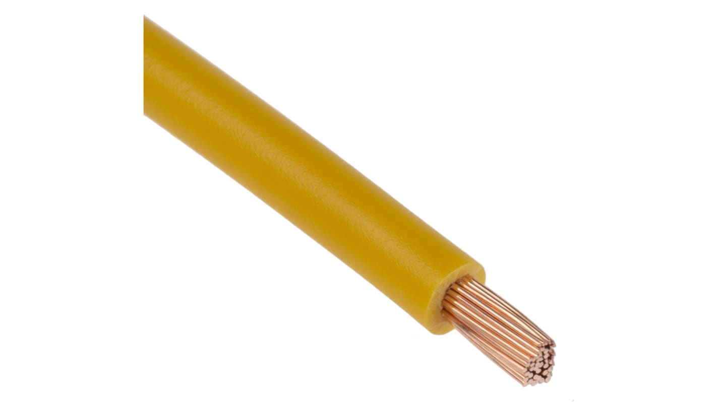 Lapp ÖLFLEX® Series Yellow 4 mm² Hook Up Wire, 100m, PVC Insulation, 4520113