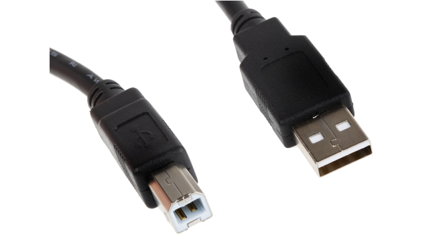 Roline USB 2.0, Male USB B to Male USB A, 1.8m
