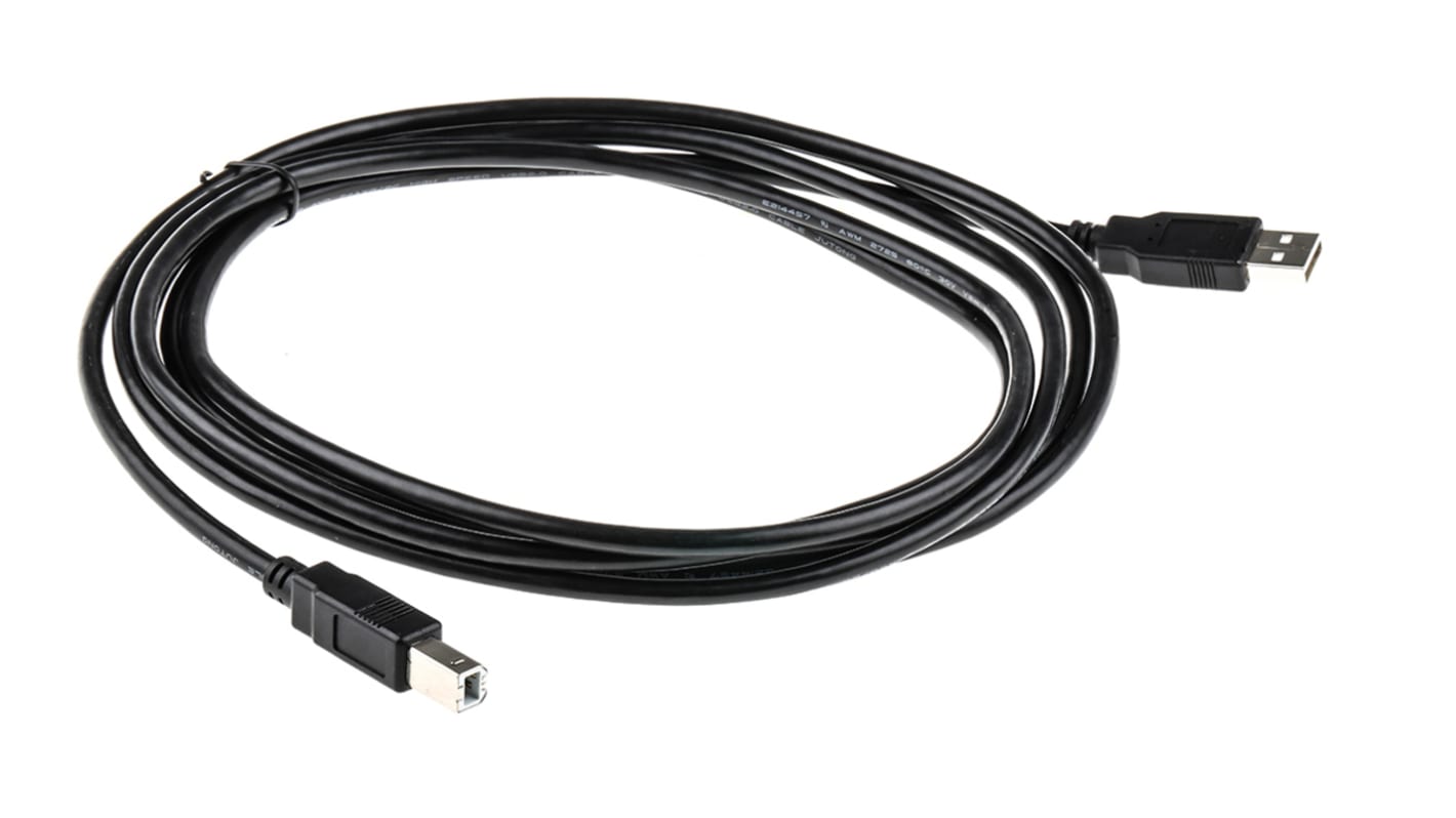 Roline USB 2.0, Male USB A to Male USB B, 3m