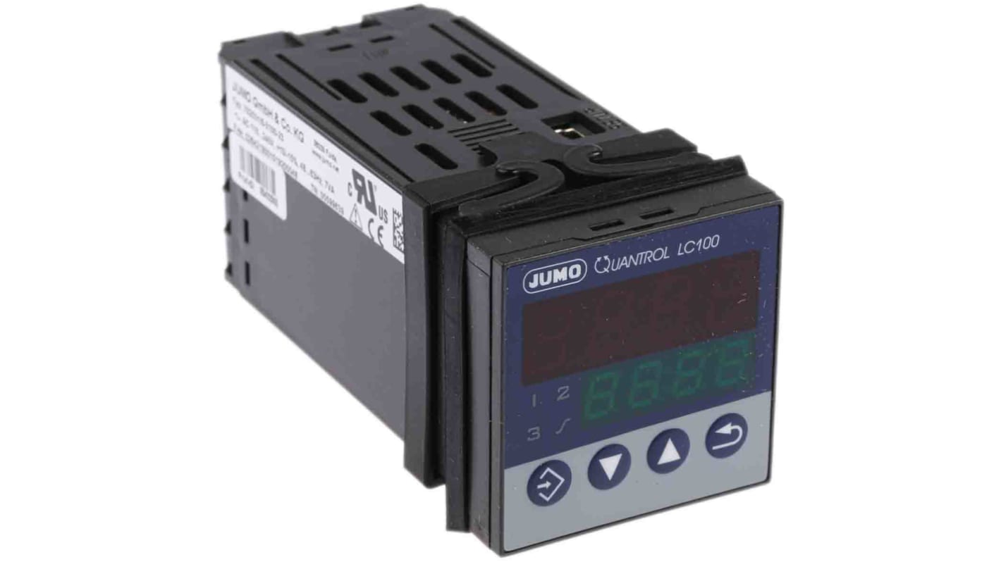 Controlador de temperatura PID Jumo serie QUANTROL, 48 x 48mm, 110 → 240 V ac, 1 (analógico), 1 binario entradas