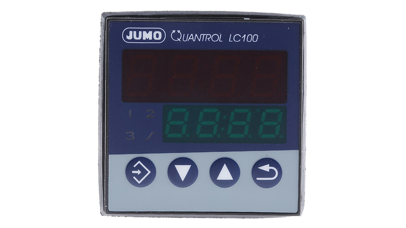 Rs-Online Termoregolatori PID Jumo QUANTROL 20 → 30 V c.a./c.c. 48 x 48mm 2 uscite Analogico