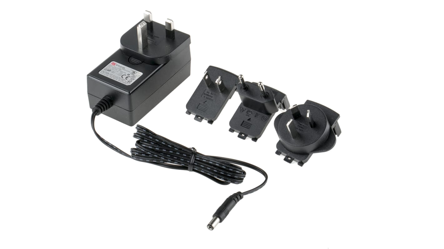 RS PRO 12W Plug In Power Supply 24V dc Output, 10 → 500mA Output