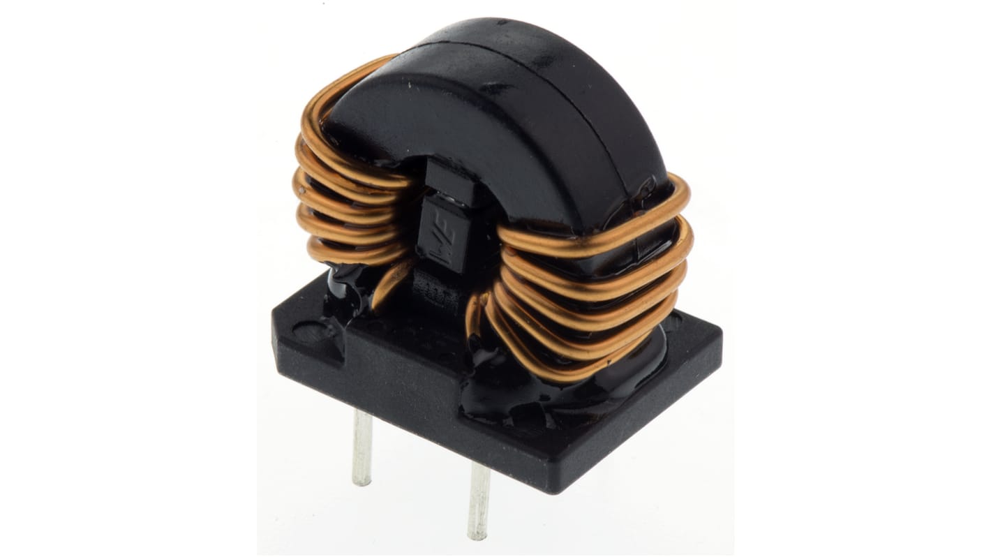 Wurth Elektronik 直插共模电感, 2 mH, 最大10A, ±50%容差, 7.5mm引线节距, WE-CMBNC系列