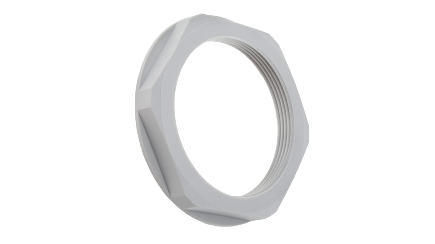 Lapp Grey UL 94 V2 Polyamide Cable Gland Locknut, M12 Thread