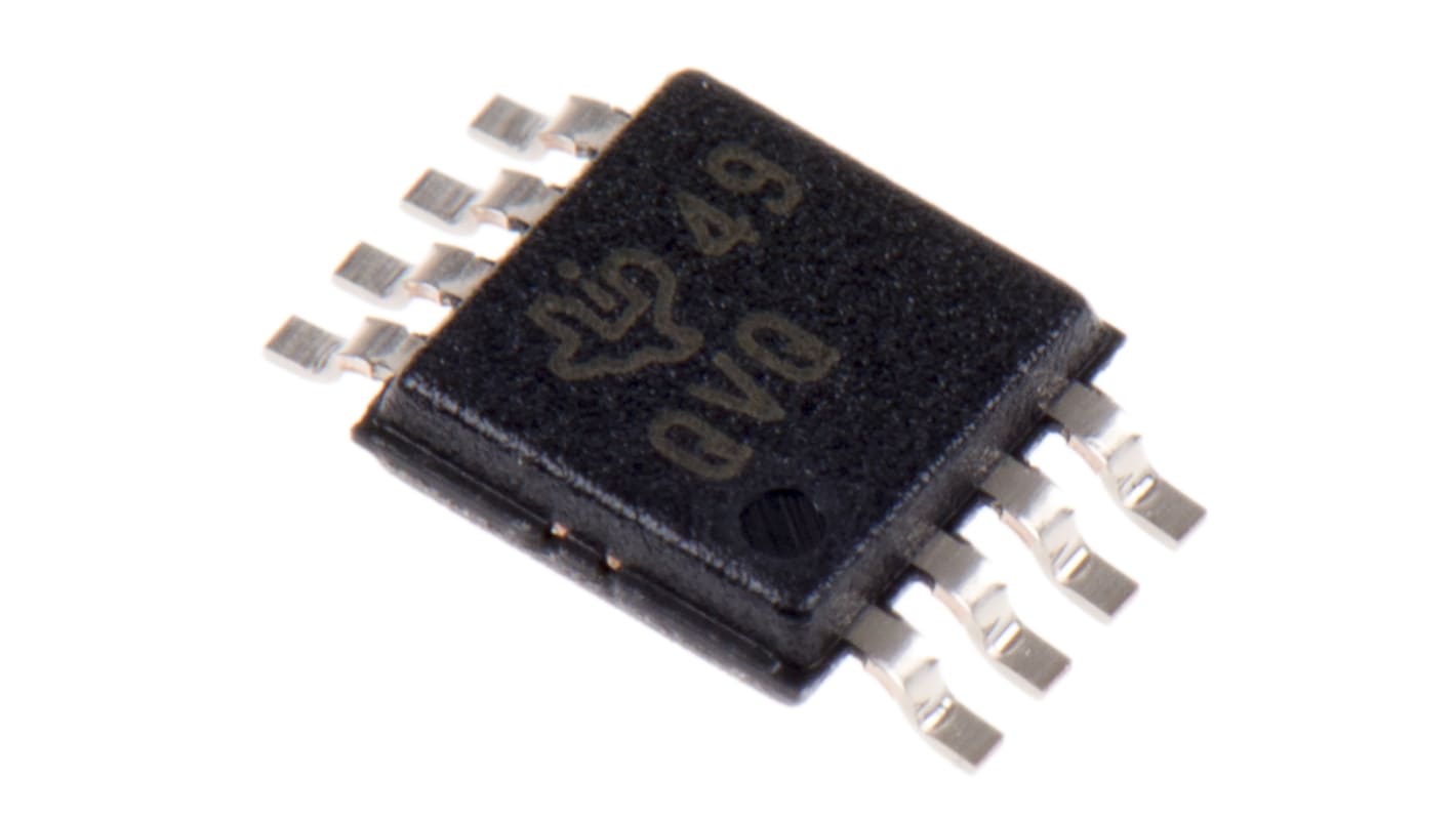Texas Instruments 线性稳压芯片, 1.175 → 90 V输出, 50mA最大输出, 单路输出, MSOP, 8针, 贴片安装, -40 °C→+125 °C, ±2.5%精度
